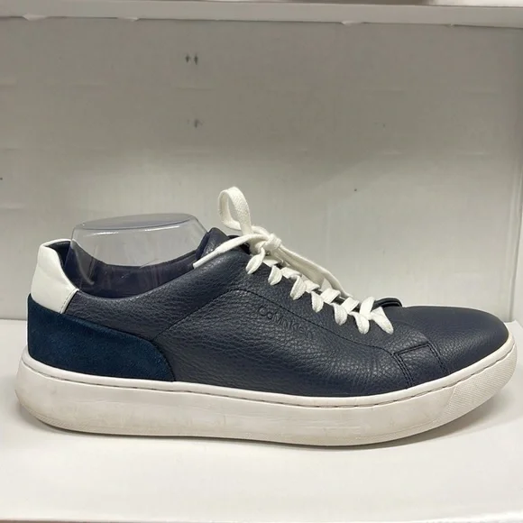 Men's Calvin Klein Navy Blue Sneakers - Picture 5 of 14